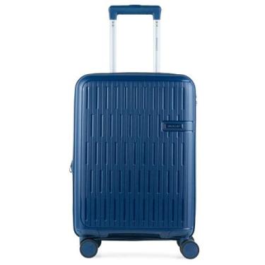Imagem de Mala de Bordo 10kg Polipropileno 4 Rodas Santiago Azul - Bagaggio, Azu