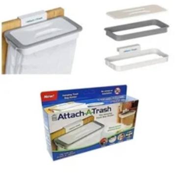 Imagem de Lixeira Portátil Suporte para Sacos de Lixo Attach a Trash Plástico para Cozinha e Banh...