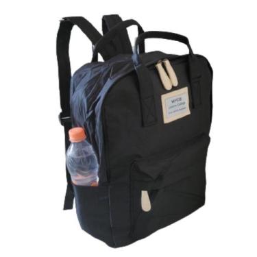 Imagem de Mochila Bolsa Feminina Escolar Impermeavel - Meldorah, Preto