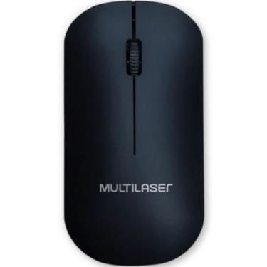 Imagem de Mouse sem Fio 2.4 GHZ 1200DPI USB Power Save BOX MO307 Preto - Multila