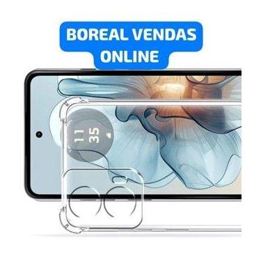 Imagem de Capa transparente para Motorola Moto G35 5G+ película de vidro 3D + Ki