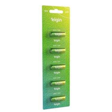 Imagem de Kit 5 pilha alcalina a23 12v ele82195 elgin