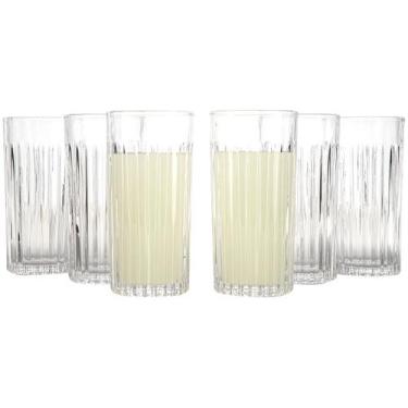 Imagem de Jogo de Copos de Vidro 350ml 6 Peças Haus Concept Filetto, Transparent