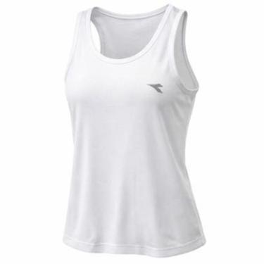 Imagem de Camiseta Diadora Regata Esportiva Icon Branca - Feminino-Feminino