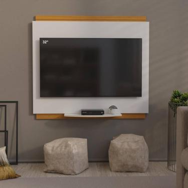 Imagem de Painel para TV até 40 Polegadas Com Prateleira Versátil  Alice 90cm  - Vianossa