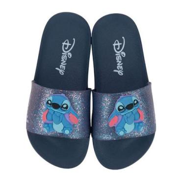 Imagem de Chinelo Infantil Slide Stitch Minnie Personagens Disney Macio 22994 - 