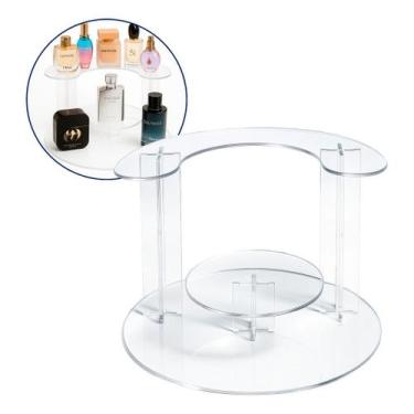 Imagem de Prateleira 3 Andares Display Vitrine Balcão Loja Suporte Decoração Ver