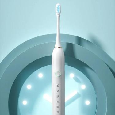 Imagem de Escova De Dentes Elétrica Recarregável Escova De Dentes Branqueadora C