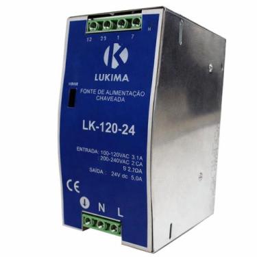 Imagem de Fonte chaveada din 24v 5a bivolt lukma