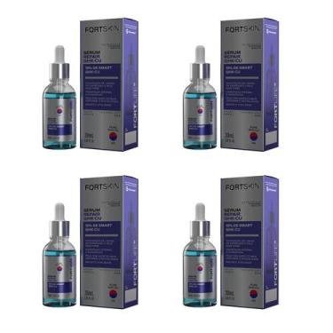 Imagem de Kit 4 Und FortSkin GHK-CU 10% (Peptídeo de Cobre) Sérum Repair 30ml Fo