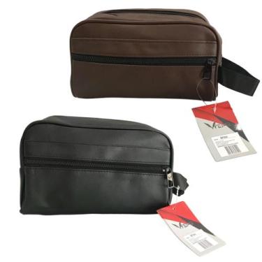 Imagem de Necessaire de material sintético BF054 - YEPP Bags, Marrom
