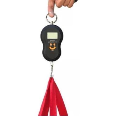 Imagem de Balança Portátil Digital Mão 10g Até 50kg Pesar Bolsa Mala - portable