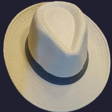 Imagem de Chapéu Estilo Fedora em Fibra Sintética - Ana Maria Chapéus, Bege clar