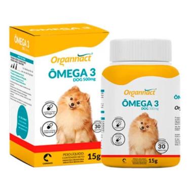 Imagem de Suplemento Vitamínico Organnact Omega 3 Dog - 30 Capsúlas