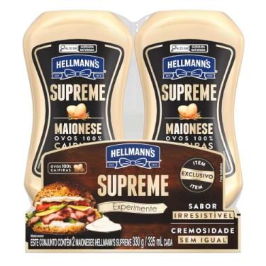 Imagem de Pack Maionese Hellmann's Supreme Squeeze 330g 2 unidades (Embalagem pode variar)