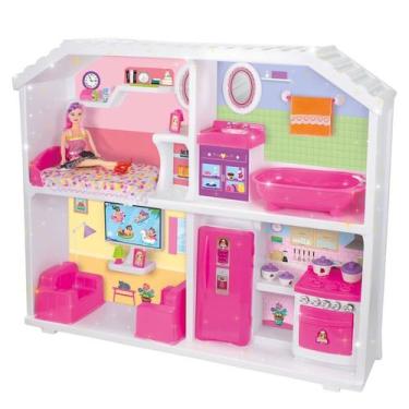 Imagem de Cozinha Doce Encantada Rosa Brinquedo Infantil Interativo Resistente e