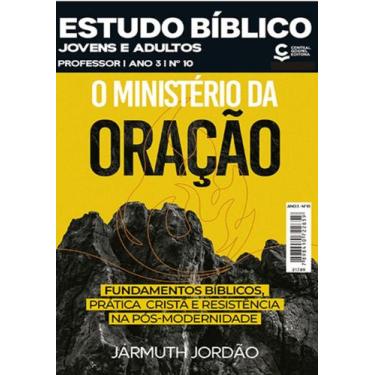 Imagem de Revista ebd central gospel n 10  o ministério da oração - professor - 