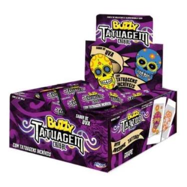 Imagem de Chiclete buzzy tribal uva 360 g