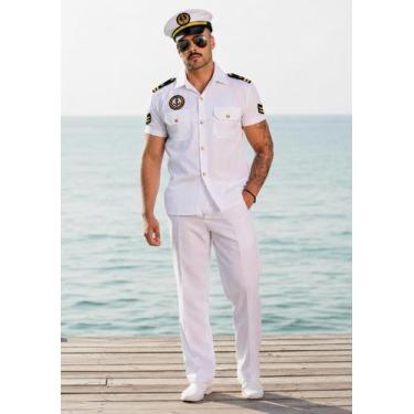 Imagem de Fantasia Masculina Marinheiro Completa Linha Luxo - Especial Fantasy, 