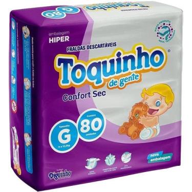 Imagem de Fralda Descartável Toquinho Confort Sec Pacote Hiper Econômico - Toqui