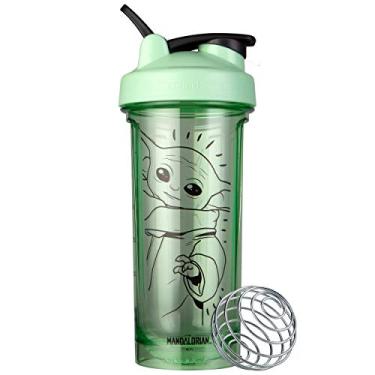 Imagem de BlenderBottle Garrafa coqueteleira Star Wars Pro Series perfeita para shakes de proteína e pré-treino, 800 ml, The Child