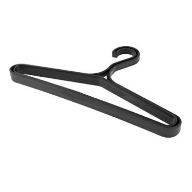 Imagem de Cabide de roupa de espaço para cabides de drenagem Acessório de botas de, PRETO