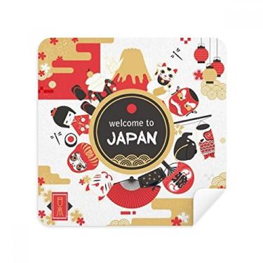Imagem de Bem-vindo ao Japão, estilo japonês, óculos de sushi, tecido de camurça, 2 unidades