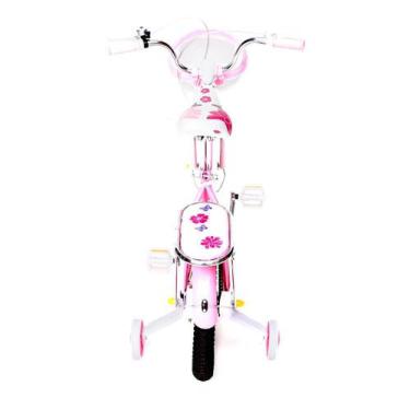 Imagem de Bicicleta Infantil Aro 14 Bicicletinha Rosa Para Menina - Unitoys