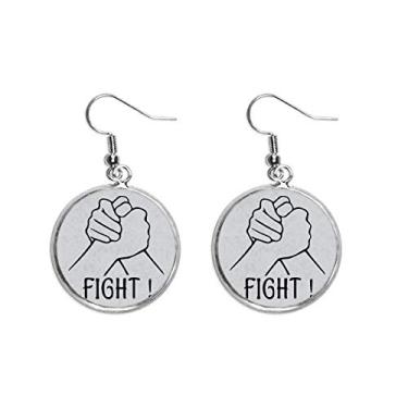 Imagem de Brinco de pulso de luta livre personalizado brinco pendente prata joia feminina