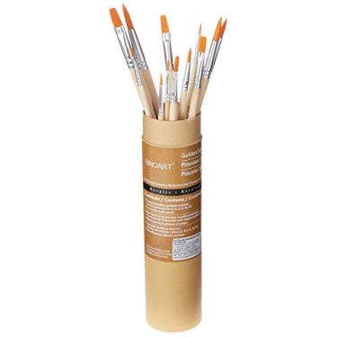 Imagem de Sinoart Kit de Pincéis Para Pintura SFB0196, Sintetico