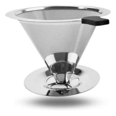 Imagem de Coador De Café Pour Over Aço Inox - Não Precisa De Filtro! - Fullcomme