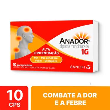 Imagem de Anador 1G 10 comprimidos 10 comprimidos