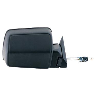 Imagem de Fit System 60031C Espelho lateral do passageiro para Jeep Cherokee/Wagoneer, Comanche, preto, acionado por mola, controle remoto manual