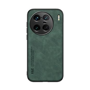 Imagem de Kepuch Silklike Capa para Vivo X90 Pro+ - Case Placa de Metal Embutida para Vivo X90 Pro+ - Verde