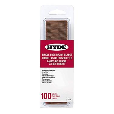Imagem de HYDE 13125 Lâminas de barbear de borda única, pacote com 100