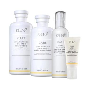 Imagem de Kit Keune Care Vital Nutrition Shampoo Condicionador Protein Spray E P
