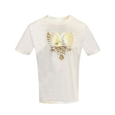 Imagem de Camiseta Cavalera Masculina Estampada Indie Águia Foil Tape Off White