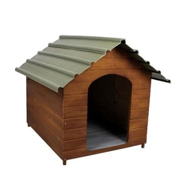 Imagem de Casa Casinha De Cachorro com Telhado Ecológico Grande N5 (Cerejeira)