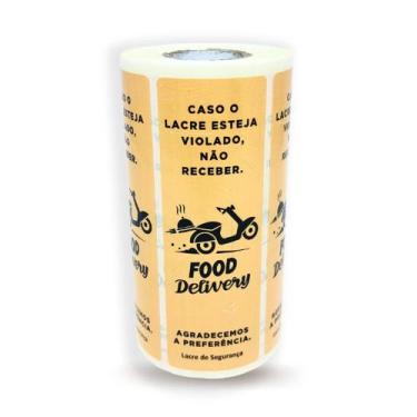 Imagem de Lacre de Segurança Food Delivery - Rolo com 300 etiquetas - 4Food Prin