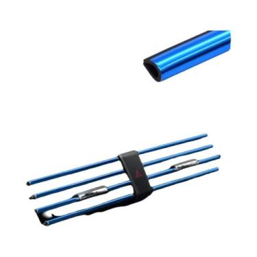 Imagem de Saída de Ar Condicionado para Carro 20cm - Moldura Decorativa em U, Az