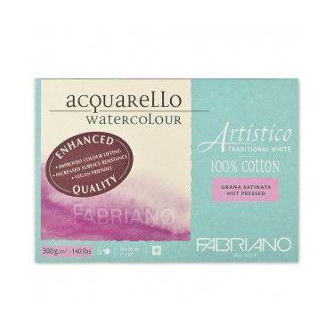 Imagem de Bloco Artístico Fabriano VF Satinado 300g/m² 18X26cm 20Fls