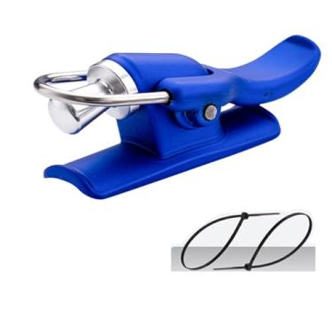 Imagem de FOIBURELY Blue Cannon Surf Fishing Trigger Aid Sea Fishing Casting Trigger, botão de polegar, clipe de canhão, auxiliar de fundição de carretel fixo