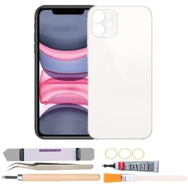 Imagem de Substituição da capa de vidro traseira traseira compatível com iPhone 11 (branca)