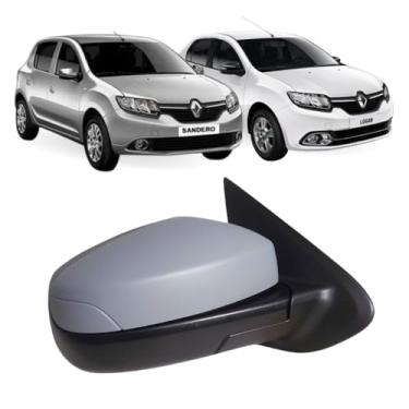 Imagem de Retrovisor Logan Sandero 2014 2015 2016 A 2019 Com Controle