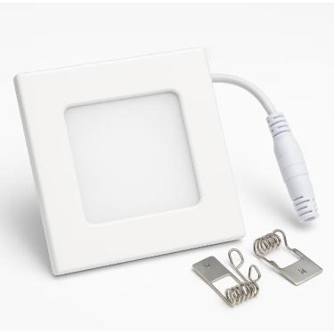 Imagem de Plafon Painel de led quadrado 9cm Bivolt 3W 3000k