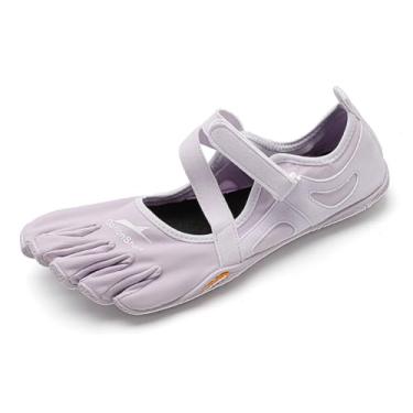 Imagem de Barefoot Magic Claw Five Finger Shoes Home Essentials multiuso e ultraportátil sapatos de para mulheres, Roxa, 9-9.5