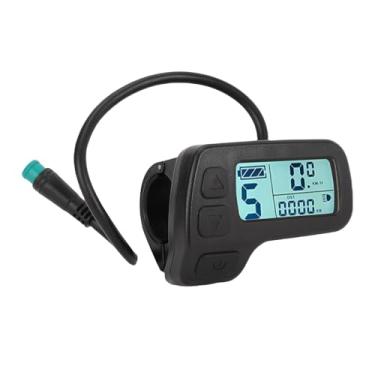 Imagem de XUXHOU Tela de e Bike, Painel de Controle de Scooter Elétrica 24V 36V 48V Medidor de Tela LCD Com Conector de Impermeabilização de 5 Núcleos para Bicicletas Elétricas