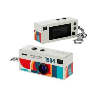 Imagem de Câmera Digital Mini HD 1080P Retro Portátil Em Formato De Pingente Par