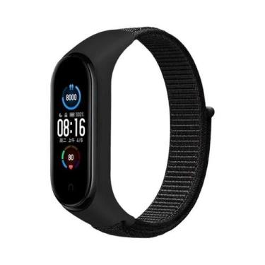 Imagem de Pulseira De Nylon Respirável Para Xiaomi Mi Band 7 6 5 4 3 8, Correia 