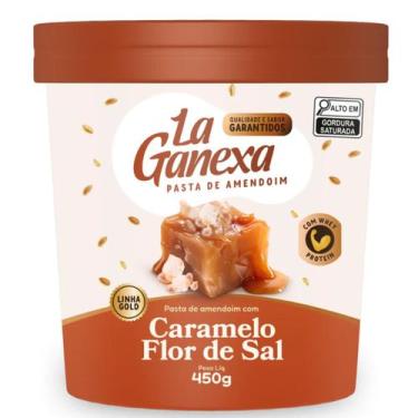 Imagem de PASTA DE AMENDOIM CARAMELO E FLOR DE SAL 450kg - La Ganexa